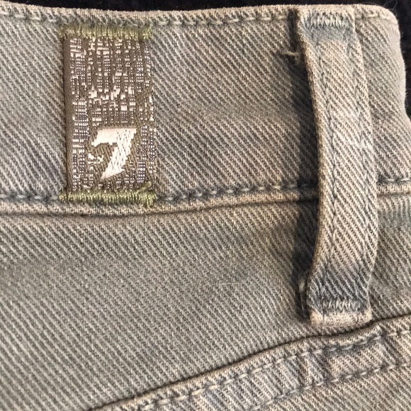 7 For All Mankind High Waist Army Short. 26 - Picture 11 of 13